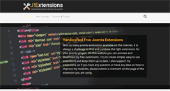 Desktop Screenshot of jextensions.com