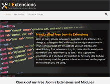 Tablet Screenshot of jextensions.com